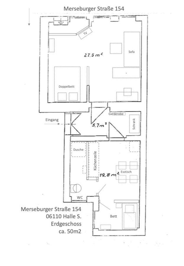 Appartement "Gudrun" Inklusive Parkplatz Halle  المظهر الخارجي الصورة